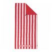 Cressi Microfiber Stripe gyorsan száradó törölköző piros XVA871160
