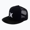 Férfi Hurley Icon Solid Solid Flat Trucker sapka fekete