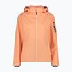 Női softshell dzseki CMP 39A5016 Zip Hood salmone