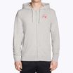 Férfi pulóver Diadora Hoodie FZ Essential Sport grigio medio chiaro melange