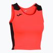 Női Joma Record II futópóló felső fluor korall/fekete