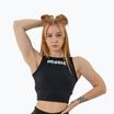 Női edzős felső NEBBIA Gym Therapy Cropped fekete
