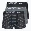 Nike Dri-Fit Essential férfi boxeralsó 3 pár nike logó nyomtatás/hideg szürke/fekete