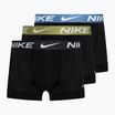 Férfi boxeralsó Nike Dri-Fit Essential Micro Trunk 3 darab black/star blue/pear/anthracite