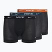 Férfi boxeralsó Nike Everyday Cotton Stretch Trunk 3 pár fekete/armory navy/fekete