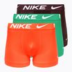 Nike Dri-Fit Essential férfi boxeralsó 3 pár zöld/piros bíbor/burgundi crush