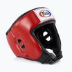 Sisak ochronny Fairtex Muay Thai & Kickboxing Competition red