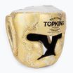 boksz fejvédő Top King Super Star white/gold