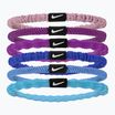 Nike Flex hajgumik 6 db elemi rózsaszín/bold bogyó/fehér