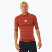 Férfi úszópóló Rip Curl Waves Upf Perf S/S red