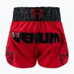 Férfi edzőshort Venum Inferno Muay Thai piros/szénszürke/fekete