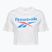 Női Reebok Identity Big Logo Crop Tee fehér/korall/kék