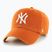 47 Márka MLB New York Yankees CLEAN UP égetett narancssárga baseball sapka