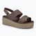 Crocs Brooklyn Low Wedge mushroom/stucco női szandál