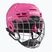 Gyerek jégkorongsisak CCM Tacks 70 Combo JR pink