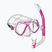 Snorkelingfelszerelés Mares Ridley pink/white/clear