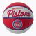 Mini kosárlabda Wilson NBA csapat Retro Mini Detroit Pistons piros WTB3200XBDET
