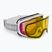 Gogle narciarskie női Giro Moxie white & grey chute/ amber pink/ yellow