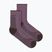 Női zokni Icebreaker Merino Hike+ Ultralight Quarter grey plum/bittersweet