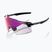 Napszemüveg 100% Aerocraft gloss black/purple mirror photochromic