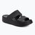 Női Crocs Gateway Platform H-Strap flip-flopok fekete
