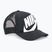 Gyerek baseballsapka Nike Rise Structured Trucker black / black / white