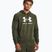 Under Armour férfi kapucnis pulóver Rival Fleece Logo HD marine zöld/fehér színből