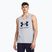Under Armour Sportstyle Logo steel light heather/fekete férfi tank top