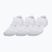 Zokni Under Armour Perf Tech Pro 3 Pack white/white/mod gray