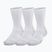 Zokni Under Armour Perf Tech Pro 3 Pack Crew white/white/mod gray