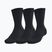 Zoknik Under Armour Training Cotton Crew 3 pár black/black/white