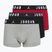 Férfi boxeralsó Nike Jrdan JHM Flight Cotton Trunk 3 pairs gym red/black