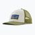 Baseballsapka Patagonia P-6 Logo LoPro Trucker white/buckhorn green