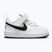 Gyermekcipő Nike Court Borough Low Recraft white/black