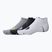 New Balance Running Repreve No Show Tab zokni 3 pár szürke/fehér/fekete