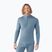 Férfi termál pulóver Smartwool Classic Thermal Merino Base Layer 1/4 Zip Boxed ónkék h