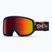 Síszemüveg Smith Transfer S3 midnight geo alpine/red solx mirror antifog