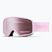 Síszemüveg Smith Tribute S2 pink frost/ignitor mirror antifog