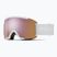 Síszemüveg Smith Squad S2 white vapor/chromapop everyday rose gold mirror