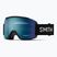 Síszemüveg Smith Squad S2 black/chromapop everyday blue mirror