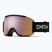 Síszemüveg Smith Squad S2 black/chromapop everyday rose gold mirror