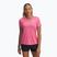 Női edzőpóló Under Armour Tech V-Twist szuper rózsaszín/fehér