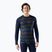 Férfi termoaktív pulóver Smartwool Merino 250 Baselayer Crew Boxed deep navy geo peaks
