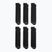 Zokni  Jordan Everyday Cushioned Crew 6 pairs black/white