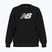 Női New Balance Sport Fleece Logo Crew pulóver fekete