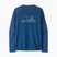 Férfi Patagonia Cap Cool Daily Graphic Shirt '73 skyline / clement blue x-dye hosszú ujjú póló