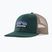 Patagonia P-6 Logo Trucker baseball sapka kaszkád zöld