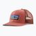 Patagonia P-6 Logo Trucker sapka potter piros