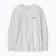 Női hosszú ujjú póló Patagonia P-6 Logo Responsibili-Tee LS fiber white