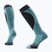 Női sízokni Ski Targeted Cushion OTC dusty teal